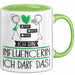 Geschenk für Influencerin Tasse Lustige Geschenkidee Geburtstag Ich Bin Influencerin Ich Darf Das Grün Trendation