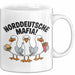 Deutsche Deutschland Tasse Geschenk Lustige Geschenkidee Spruch Norddeutsche Mafia Weiß Trendation