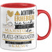 Pilates-Enthusiastin Tasse Geschenk Lustiger Spruch Bitte Erheben Sie Sich Seine Majestät Die Pilates-Enthusiastin Betritt Den Raum Rot Trendation