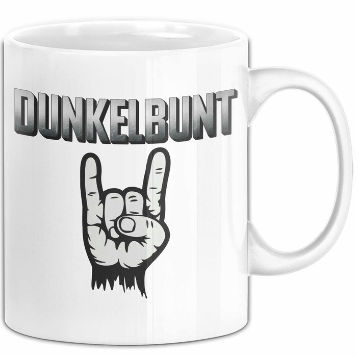 Dunkle Farbe Tasse Geschenk Lustige Geschenkidee Spruch Dunkelbunt Weiß Trendation