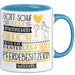 Pferdebesitzerin Geschenk Becher Tasse Gott Schuf Alle Menschen Gleich Nur Die Besten Durfeten Pferdebesitzerin Werden Geschenkidee Lustig Blau Trendation