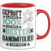 Bandmitglied Geschenk Lustiger Spruch für Bandmitglied Geschenkidee Bester Bandmitglied Der Welt Rot Trendation