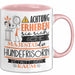 Hundefrisörin Tasse Geschenk Lustiger Spruch Bitte Erheben Sie Sich Seine Majestät Die Hundefrisörin Betritt Den Raum Rosa Trendation