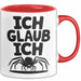 Spinne Vogelspinne Tier Tasse Geschenk Lustige Geschenkidee Spruch Ich Glaub Ich Rot Trendation
