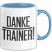 Fußballtrainer Fußballteam Tasse Geschenk Lustige Geschenkidee Spruch Danke Trainer Blau Trendation