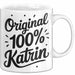 Katrin Tasse Geschenk Original 100% Katrin Geschenkidee Geburtstag Weiß Trendation