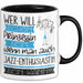 Jazz-Enthusiastin Tasse Geschenk Spruch Wer Will Schon Prinzessin Sein Wenn Man Auch Jazz-Enthusiastin Sein Kann Trendation