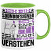 Sounddesigner Geschenk Tasse Geschenkidee für Sounddesigner Geburtstag Lustig Ich Bin Sounddesigner Ich Kann Es Dir Erklären Aber Nicht Für Dich Verstehen Grün Trendation