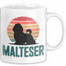 Malteserhund Tasse Geschenk Lustige Geschenkidee Spruch Malteser Weiß Trendation