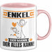 Enkel Tasse Geschenk für Enkel Der Mann Der Alles Kann Geschenkidee zum Geburtstag Rosa Trendation