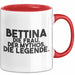 Bettina Tasse Bettina – Die Frau. Der Mythos. Die Legende. Geschenk Rot Trendation