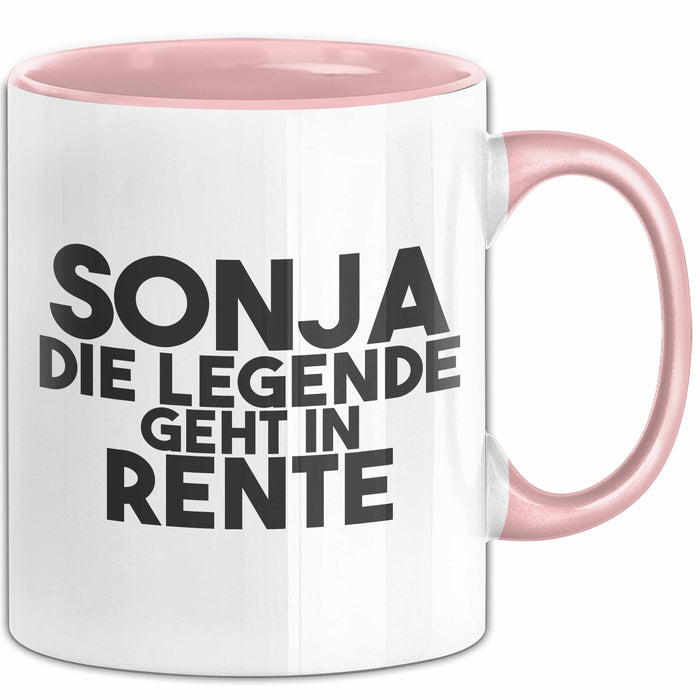 Sonja Tasse Sonja – Die Legende Geht In Rente Geschenk
