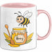 Bienenliebhaber Tasse Geschenkidee für Bestäuber Fan Rosa Trendation