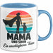 Mama Muttertag Tasse Becher Geschenk Lustige Geschenkidee Spruch Mama Und Sohn Ein Unschlagbares Team Blau Trendation