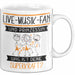 Live-Musik-Fan Und Prinzessin Tasse Geschenk Für Eine Live-Musik-Fan Geburtstag Was Ist Deine Superkraft Weiß Trendation