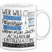 Aquarium-Enthusiastin Tasse Geschenk Spruch Wer Will Schon Prinzessin Sein Wenn Man Auch Aquarium-Enthusiastin Sein Kann Weiß Trendation