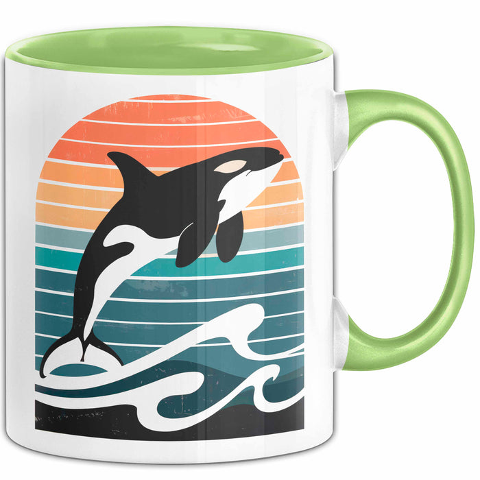 Wal Tier Tasse Geschenk Lustige Geschenkidee Spruch Grün Trendation