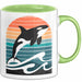 Wal Tier Tasse Geschenk Lustige Geschenkidee Spruch Grün Trendation