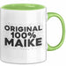 Maike Tasse Original 100% Maike Geschenk Grün Trendation