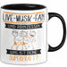 Live-Musik-Fan Und Prinzessin Tasse Geschenk Für Eine Live-Musik-Fan Geburtstag Was Ist Deine Superkraft Trendation