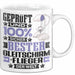 Gleitschirmflieger Geschenk Lustiger Spruch für Gleitschirmflieger Geschenkidee Bester Gleitschirmflieger Der Welt Weiß Trendation