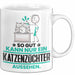 Katzenzüchter Geschenk Tasse So Gut Kann Nur Ein Katzenzüchter Aussehen Geschenkidee Kaffee-Becher Weiß Trendation