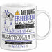 Musikproduzentin Tasse Geschenk Lustiger Spruch Bitte Erheben Sie Sich Seine Majestät Die Musikproduzentin Betritt Den Raum Weiß Trendation