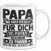 Papa Tasse Geschenk Von Kindern Sohn Tochter Vater Geschenkidee Zum Vatertag Wir Haben Versucht Für Dich Das Weiß Trendation