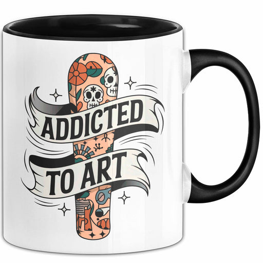 Tattoo Sammler Tasse Geschenk Lustige Geschenkidee Spruch Für Tinten Süchtige Trendation