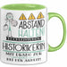 Historikerin Tasse Geschenk Lustig Abstand Halten Hochleistungs-Historikerin Mit Drang Zur Perfektion Bei Der Arbeit Grün Trendation