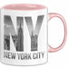 New York City USA Tasse Geschenk Lustige Geschenkidee Spruch Rosa Trendation