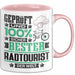 Radtourist Geschenk Lustiger Spruch für Radtourist Geschenkidee Bester Radtourist Der Welt Rosa Trendation
