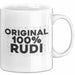 Rudi Tasse Original 100% Rudi Geschenk Weiß Trendation
