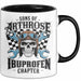 Biker Fahrradfahrer Tasse Geschenk Lustige Geschenkidee Spruch Sons Of Arthrose Ibuprofen Chapter Schwarz Trendation