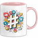 Social Media Manager Tasse Geschenkidee digitale Vermarkter Rosa Trendation