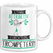 Trompeterin Tasse Geschenk Becher Stark Attraktiv Furchtlos Trompeterin Lustige Geschenkidee Weiß Trendation
