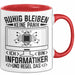 Informatiker Tasse Geschenk Ruhig Bleiben Ich Bin Informatiker Und Regel Das Geschenkidee It Techniker Programmierer Rot Trendation