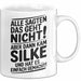 Silke Tasse Geschenk Alle Sagten Das Geht Nicht Aber Dann Kam Silke Und Hat Es Einfach Gemacht Geschenkidee Becher mit Name Weiß Trendation