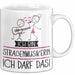 Geschenk für Straßenmusikerin Tasse Lustige Geschenkidee Geburtstag Ich Bin Straßenmusikerin Ich Darf Das Weiß Trendation