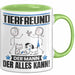 Tierfreund Tasse Geschenk für Tierfreund Der Mann Der Alles Kann Geschenkidee zum Geburtstag Grün Trendation