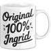 Ingrid Tasse Geschenk Original 100% Ingrid Geschenkidee Geburtstag Weiß Trendation