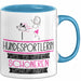 Hundesportlerin Weil Es Keinen Schöneren Beruf Gibt Tasse Geschenk für Eine Hundesportlerin Lustig Blau Trendation