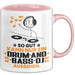 Drum-and-Bass-DJ Geschenk Tasse So Gut Kann Nur Ein Drum-and-Bass-DJ Aussehen Geschenkidee Kaffee-Becher Rosa Trendation