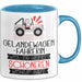 Geländewagenfahrerin Weil Es Keinen Schöneren Beruf Gibt Tasse Geschenk für Eine Geländewagenfahrerin Lustig Blau Trendation
