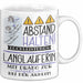 Langläuferin Tasse Geschenk Lustig Abstand Halten Hochleistungs-Langläuferin Mit Drang Zur Perfektion Bei Der Arbeit Weiß Trendation