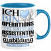 Operationstechnische Assistentin Ausbildung Start Geschenk Tasse Ich Bin Operationstechnische Assistentin In Der Ausbildung Ich Darf Das Kaffee-Becher Geschenkidee Blau Trendation