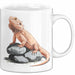 Reptil Bartagame Tasse Geschenk Lustige Geschenkidee Spruch Weiß Trendation