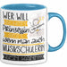 Musikschülerin Tasse Geschenk Spruch Wer Will Schon Prinzessin Sein Wenn Man Auch Musikschülerin Sein Kann Blau Trendation