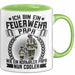 Feuerwehrmann Tasse Geschenk Ich Bin Feuerwehr Papa Wie Ein Normaler Papa Nur Cooler Grün Trendation
