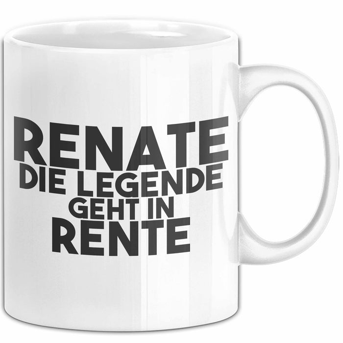 Renate Tasse Renate – Die Legende Geht In Rente Geschenk